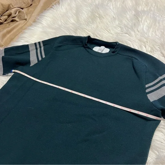 AZTECH Men's Teal and Black Sweater